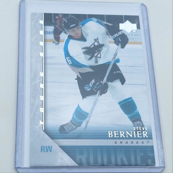 Steve Bernier Upper Deck Young Guns Rookie Card 2005/06 #470 San Jose Sharks - Picture 1 of 2